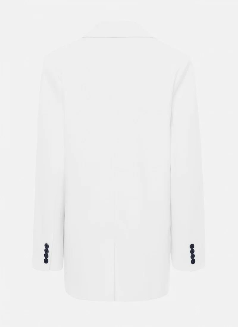 Lichi  Single-breasted jacket with contrasting buttons for Women | Best Price UAE