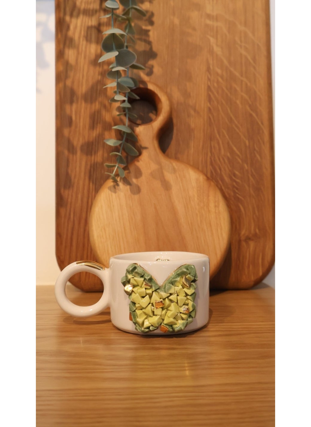 Balooun Atelier Butterfly (Light Green) Cup  - Image 1