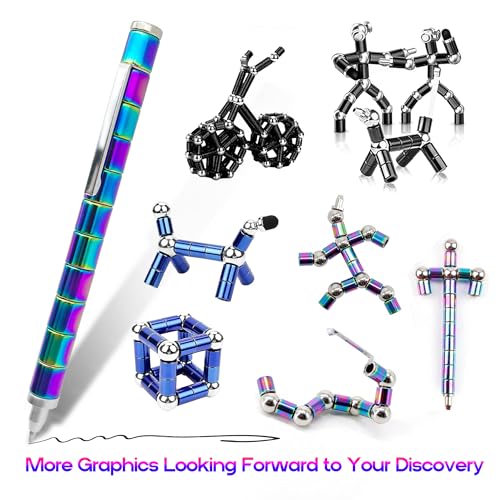 sicitu Fidget Pen Decompression Magnetic Pen Cool Fidget Toys for Stress and Anxiety Relief Sensory Toys Best Gifts for Teenage Boys Ideal Gift for 813 Years Old Novelty Gifts for Teen and Adults - Image 5