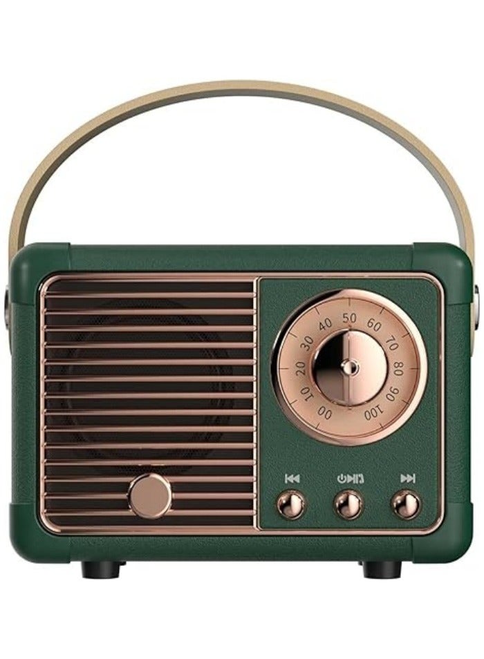 Beauenty Retro Bluetooth Speaker, Vintage Decor, Mini Wireless Bluetooth Speaker, Cute Old Fashion Style for Kitchen Desk Bedroom Office Party Outdoor Accessories for iPhone Android - Image 1