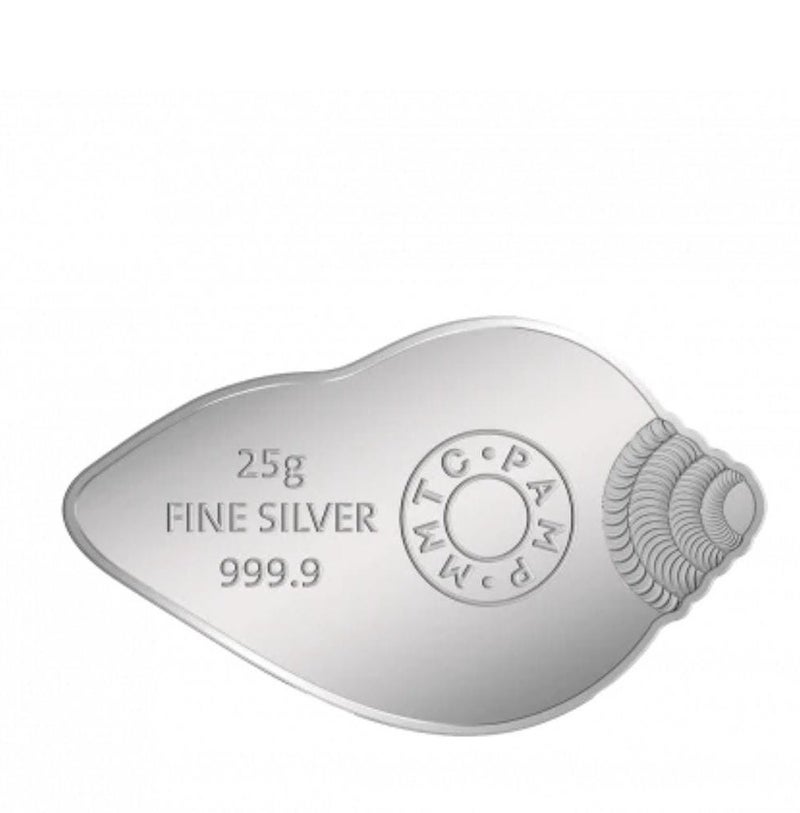 MMTC-PAMP 50G MMTC PAMP 999.9 FINE PURE SILVER B AR WITH LAKSHMI GANESHA COLOURED COIN - Image 2