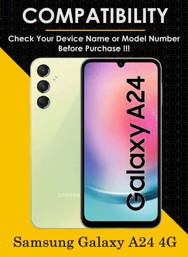 AINA 4 Pieces Tempered Glass Screen Protector 5D Designed For Samsung Galaxy A24 4G Full Glue Edge to Edge Full Screen Coverage And Bubble Free - Image 3