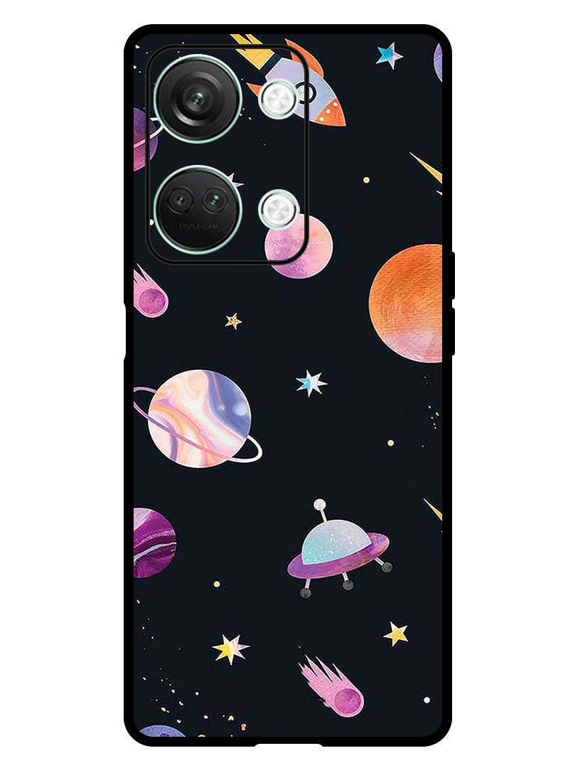 Theodor Protective Case Anti Scratch Shock Proof Bumper Cover For OnePlus Nord 3 Planets Pattern - Image 1