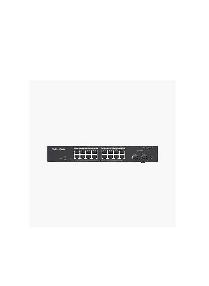 Ruijie REYEE - Gigabit Smart Cloud Mananged PoE Switch 18-port RG-ES218GC-P - Image 1