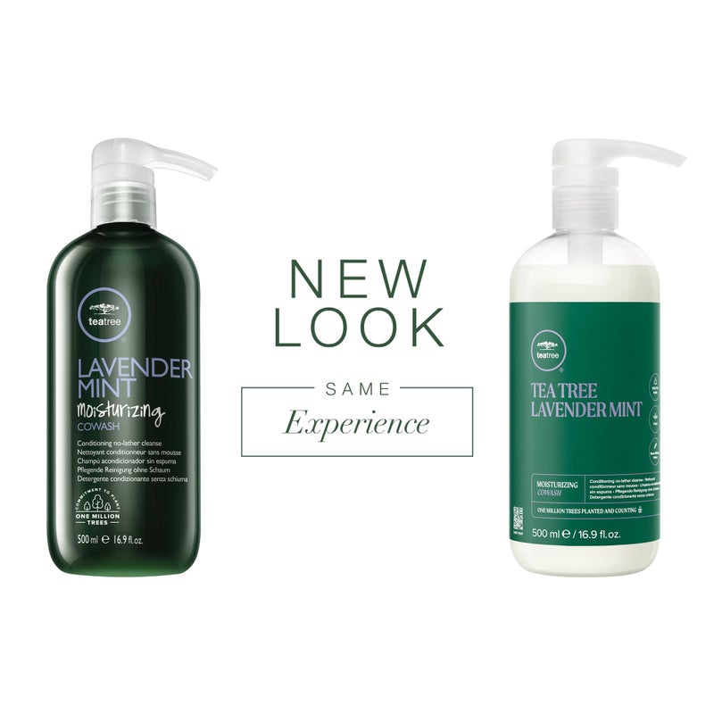 Tea Tree Lavender Mint Moisturizing Cowash, Cleansing Conditioner, For Coarse, Curly + Dry Hair, 16.9 fl. oz. - Image 2