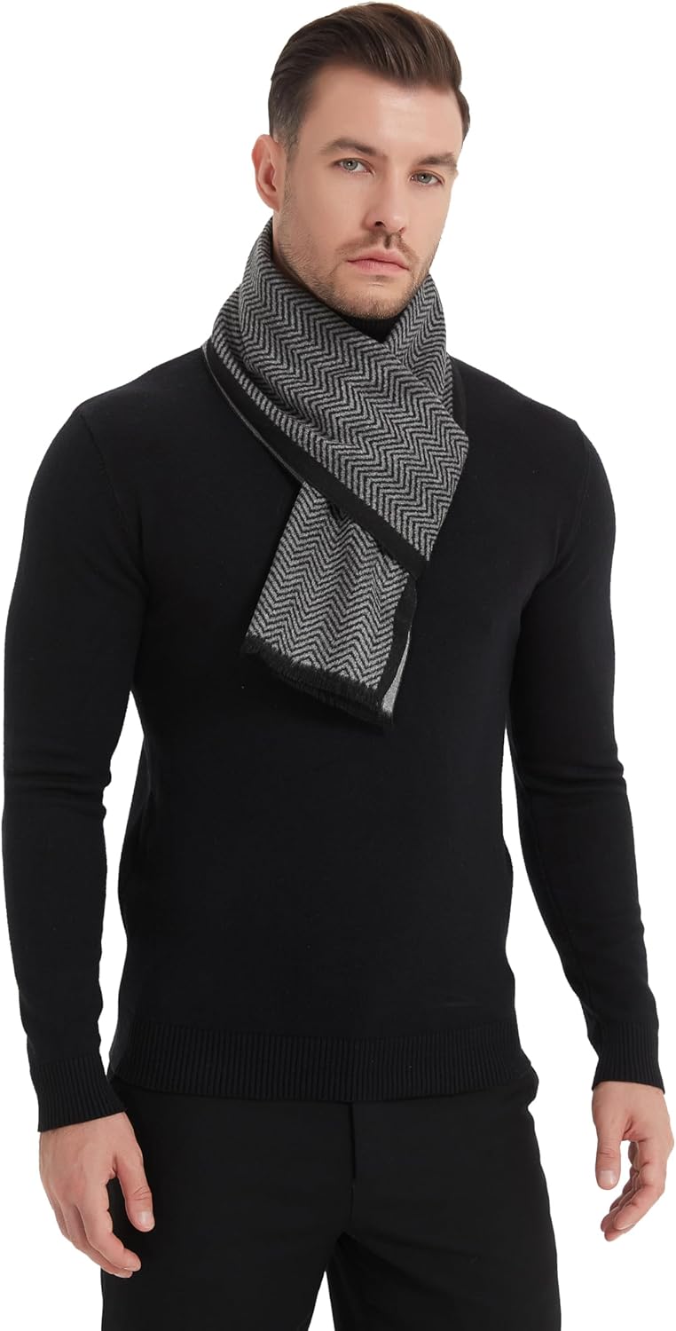 EP Mode Men's Winter Scarf, Cashmere Feel, Super Soft & Warm - Image 3