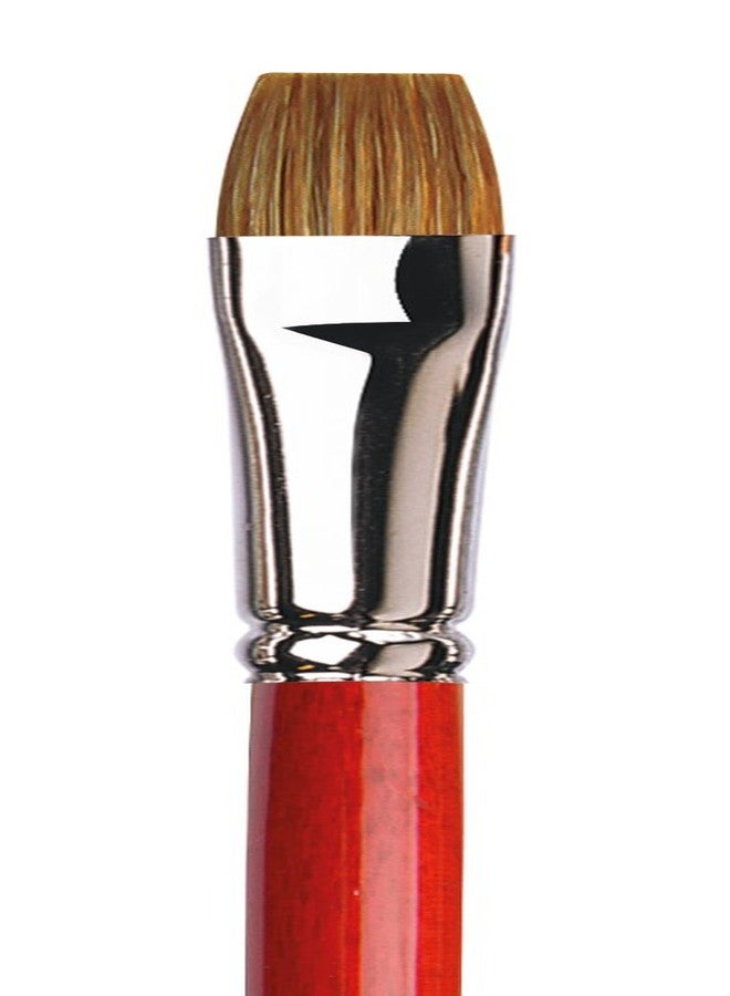 da Vinci Watercolor Series 1887K Paint Brush, Flat Light Ox Sabeline Hair, Size 14 - Image 2