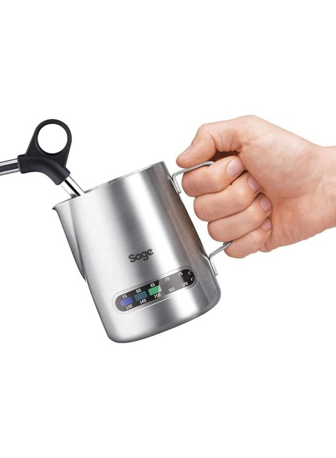 سيج إبريق تبخير الحليب Sage Temp Control™ مع مقياس حرارة مدمج، 480 مل، ستانلس ستيل مصقول - Image 4