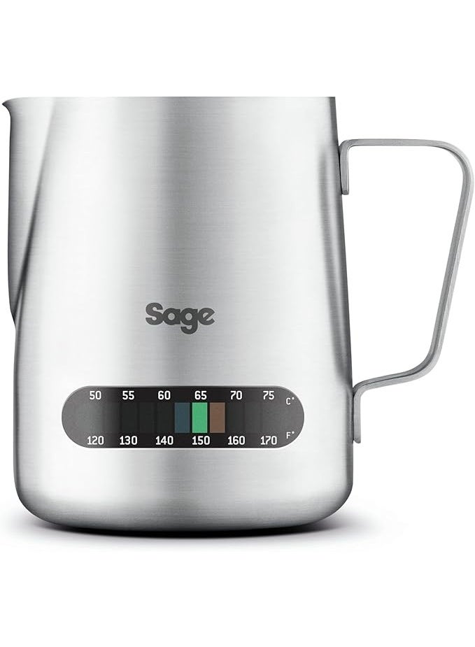سيج إبريق تبخير الحليب Sage Temp Control™ مع مقياس حرارة مدمج، 480 مل، ستانلس ستيل مصقول - Image 1