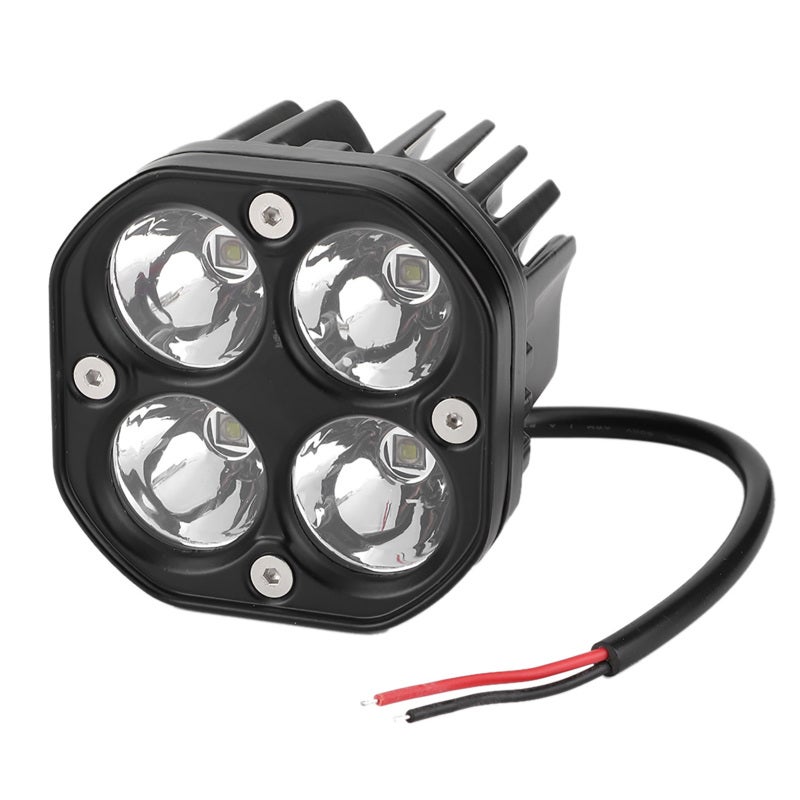 مصباح عمل LED: مصباح دقيق LED محمول للماء من الألومنيوم عالي الجودة - أقواس تركيب قابلة للتعديل بزوايا متعددة، إضاءة ممتازة، استهلاك منخفض للطاقة للشاحنات غير الطرقية، والسيارات الرياضية (SUV) والمركبات - Image 2