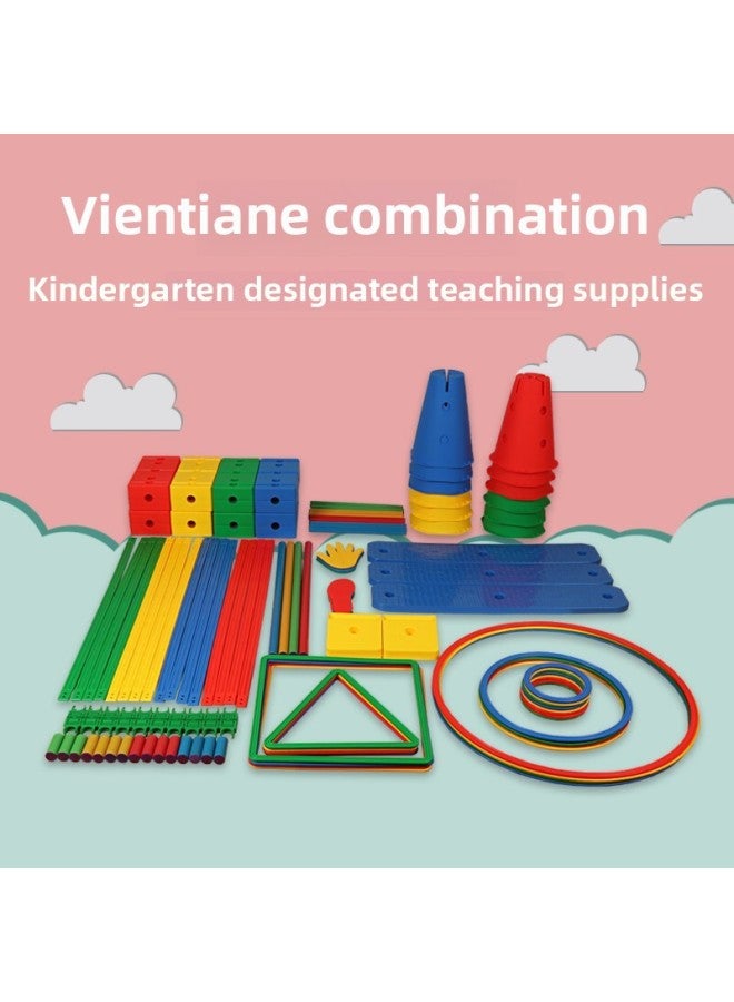 Vientiane Combination Sun Combination Accessories Component Parts Children Training Class Sports Training Drill Ring Drill Hole High Jump-Color:68CM Body Energy Ring 4