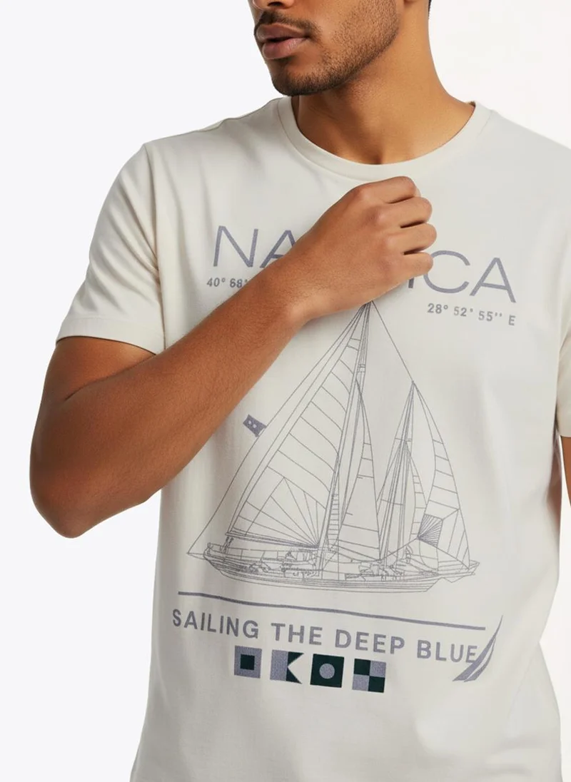 NAUTICA  Men's Graphic Tee for Men | Best Price UAE