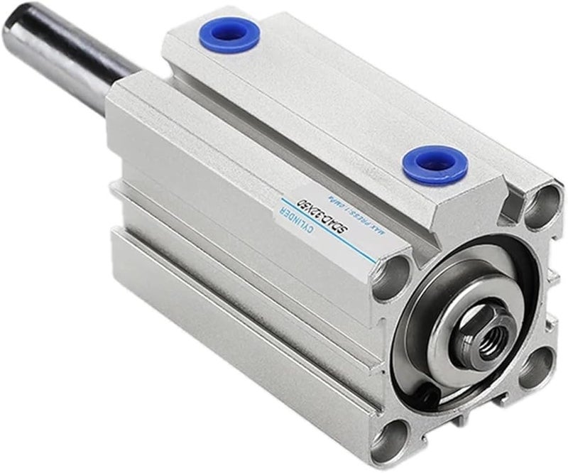 Small Pneumatic Double Output Double Head Thin Cylinder Bore 20mm Stroke 40mm - Image 4