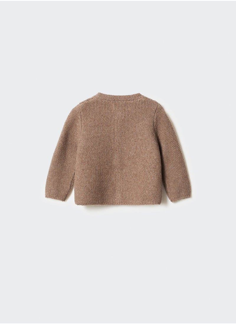 MANGO - Infant Buttoned Cardigan - Image 1