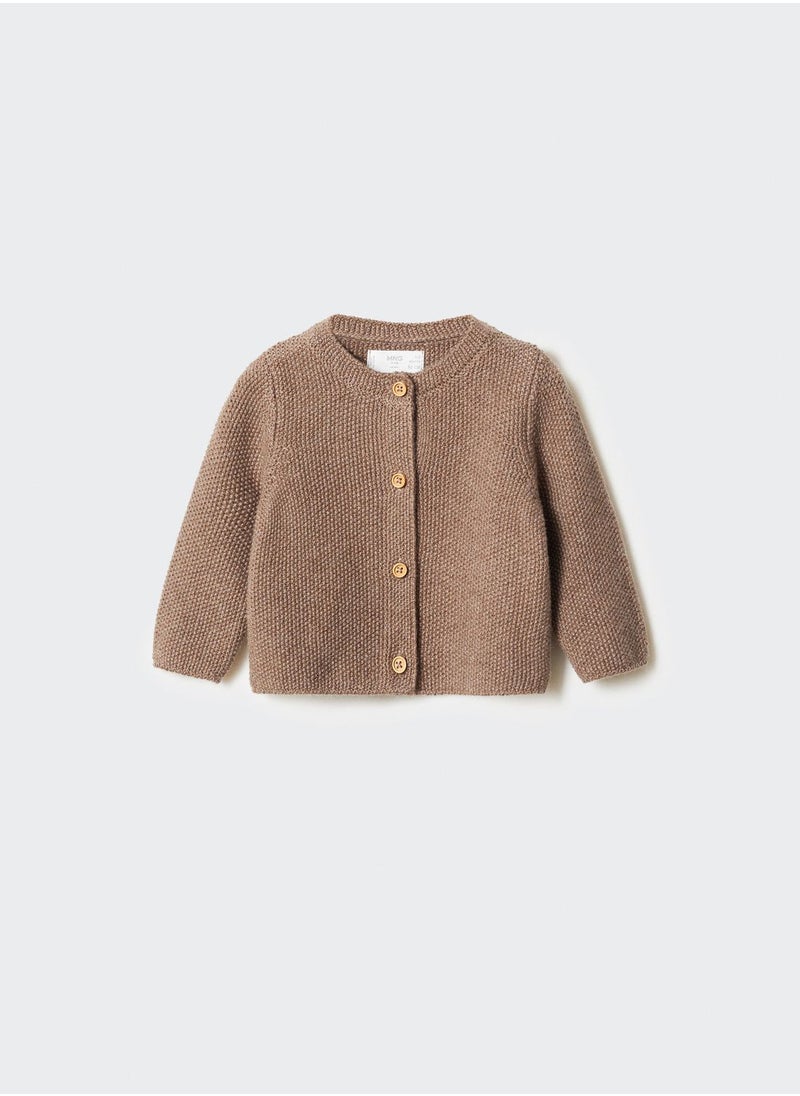 MANGO - Infant Buttoned Cardigan - Image 1