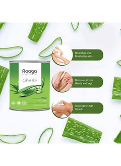 RAAGA PROFESSIONAL Liposoluble Body Wax For Smooth Hair Removal Aloe Vera For All Skin Types 800 Ml  - Image 5