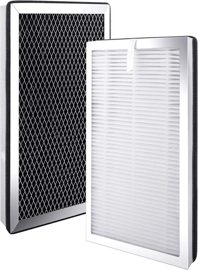 KeeTidy 25 Replacement Filters Compatible with MA Series Air Puri-fier 25 B1/S1/W1, H13 True HEPA and Activated Carbon Filters, 3 in 1 Stage with Pre-Filter - Image 1