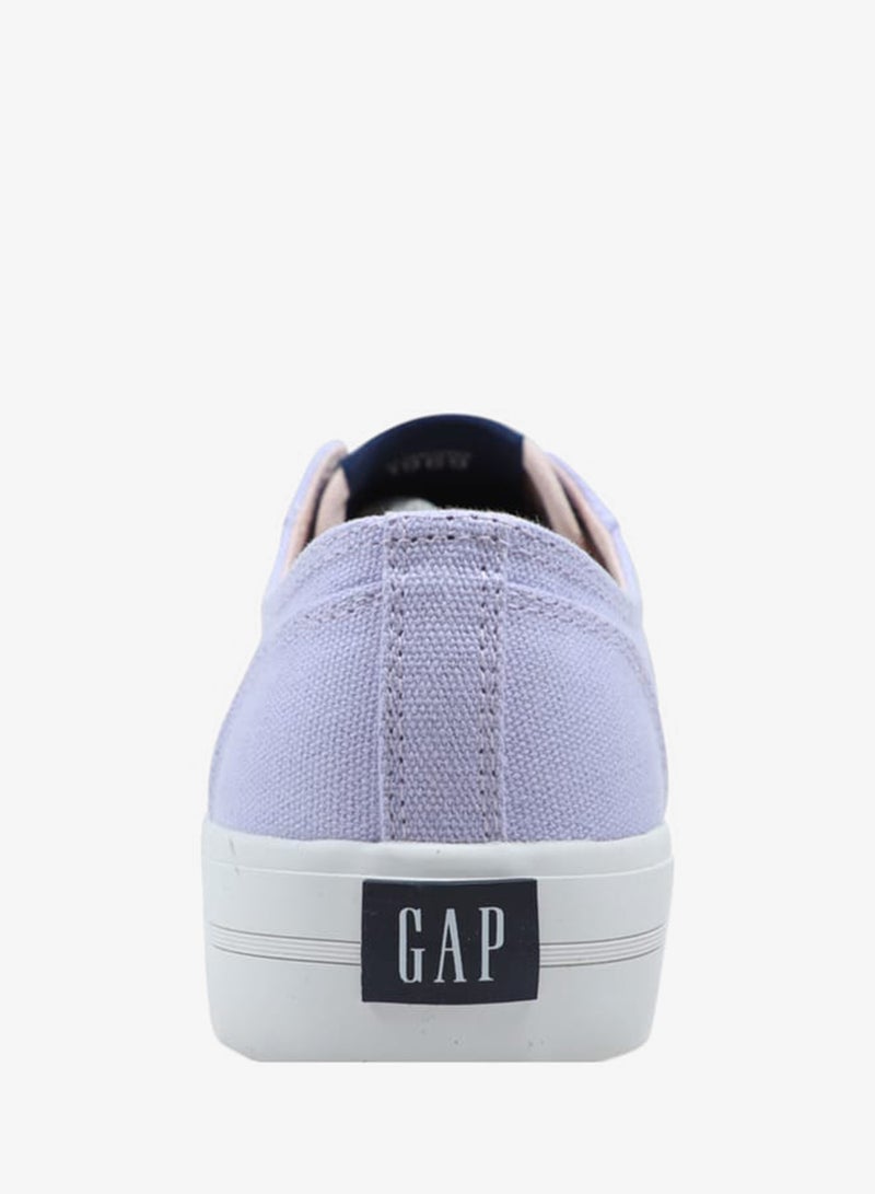 GAP Women's Logo Detail Sneakers with Lace-Up Closure - BALTIMORE II - Image 3
