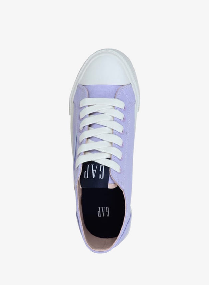 GAP Women's Logo Detail Sneakers with Lace-Up Closure - BALTIMORE II - Image 4