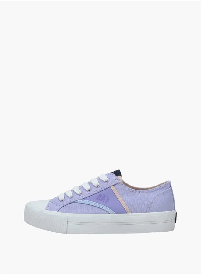 جاب Women's Logo Detail Sneakers with Lace-Up Closure - BALTIMORE II