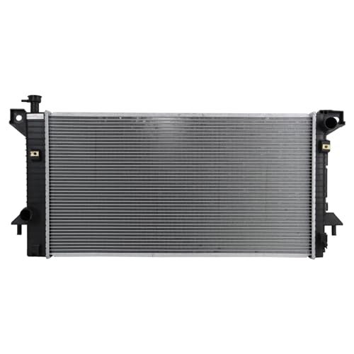 TRQ Radiator Assembly Aluminum Core Compatible with 11-14 Ford F-150 CU13227 - Image 1