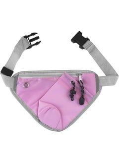 Running Belt Hydration Waist Pack with Water Bottle Holder Crossbody Fanny Pack with Extension Strap Reflective Strips Waist Bag for Running Walking Hiking