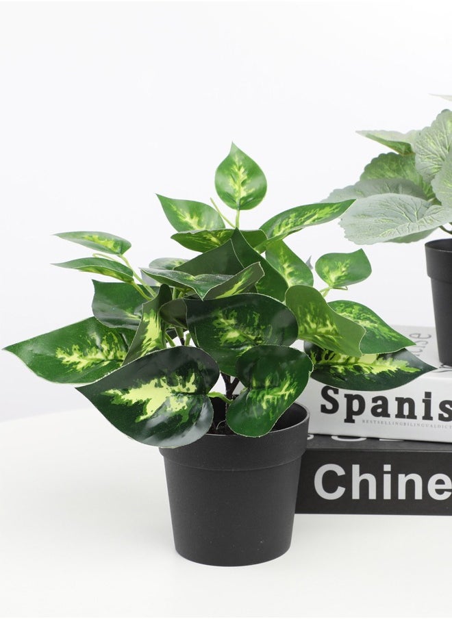 Generic Fake Plants Mini Artificial Fakeplants Indoor Faux Office Decor Flora in Pots Cute Greenery Potted Decoration Bathroom  - Image 1
