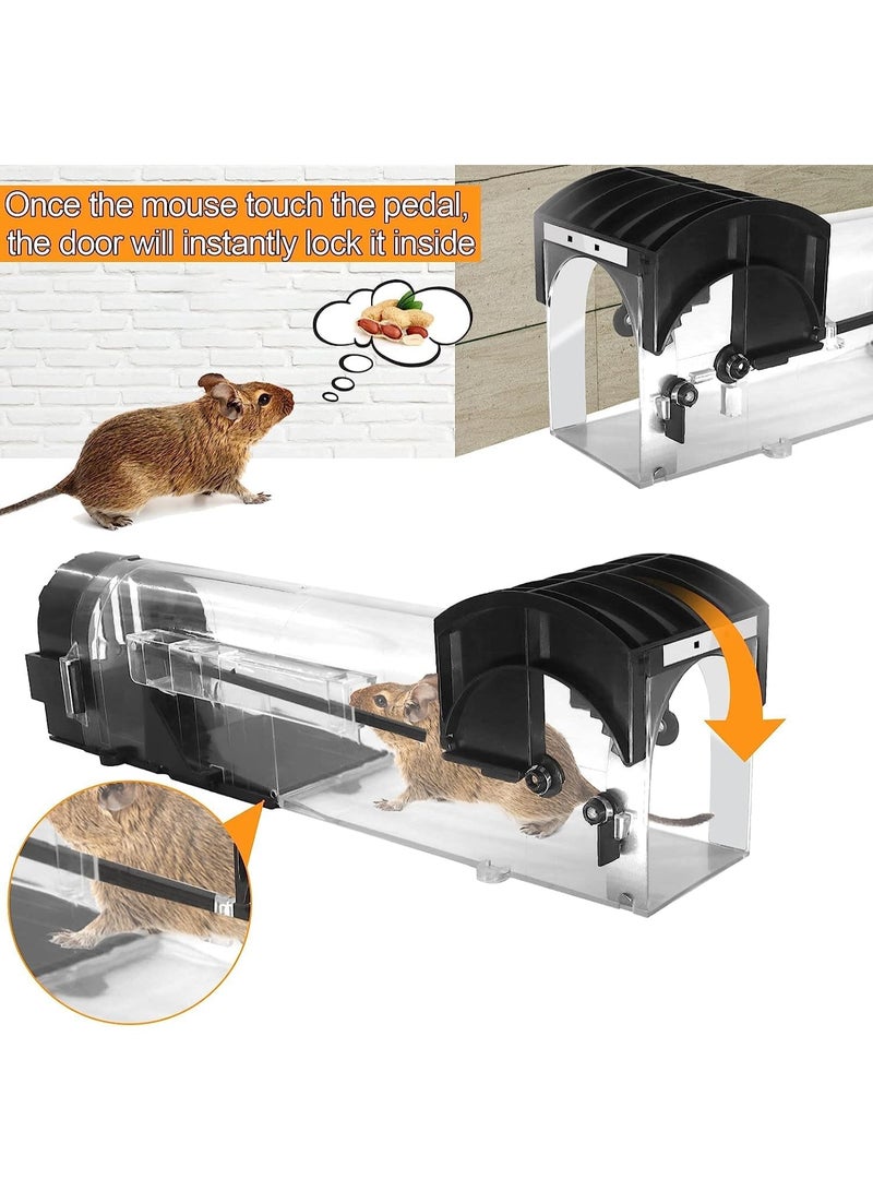 Generic Humane Mouse Trap, Rat and Rodent Trap, Rat Glue Substitute, Easy Set Durable Traps, Safe for Children, Pets and Humans, 2Pcs  - Image 2