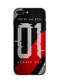 Protective Case Cover For Apple iPhone 7 Plus/8 Plus Number One Design Multicolour