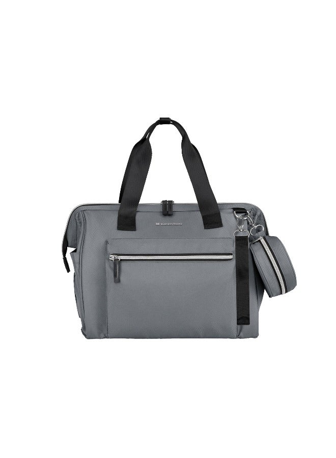 KIKKABOO حقيبة ماما ماكسي رمادي 2025 - Image 1