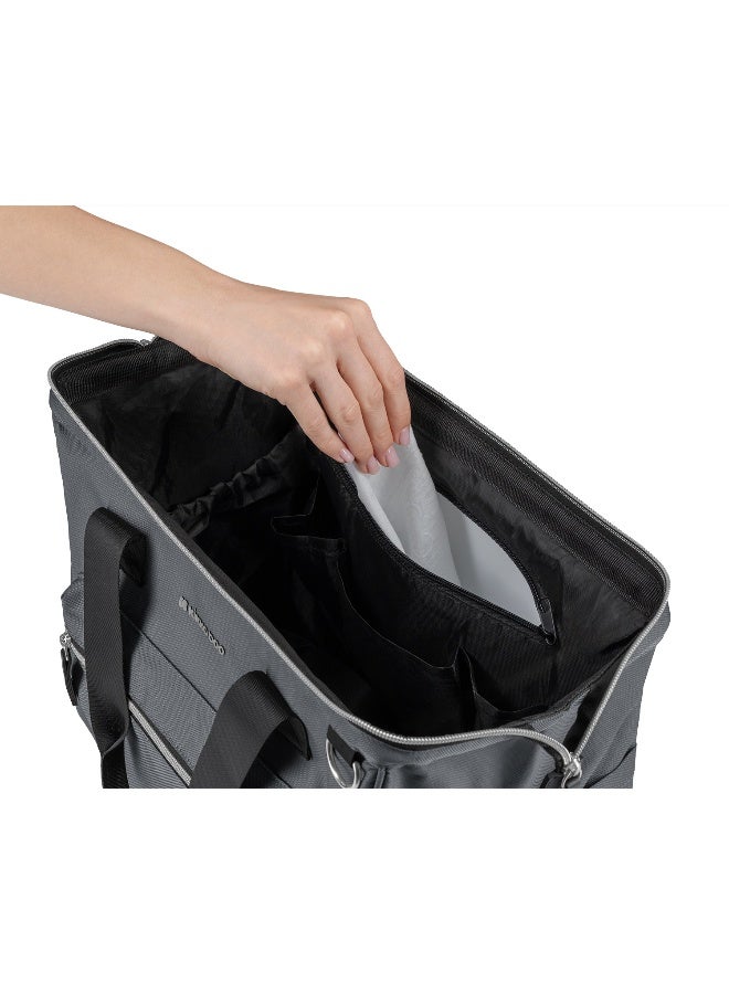 KIKKABOO حقيبة ماما ماكسي رمادي 2025 - Image 5