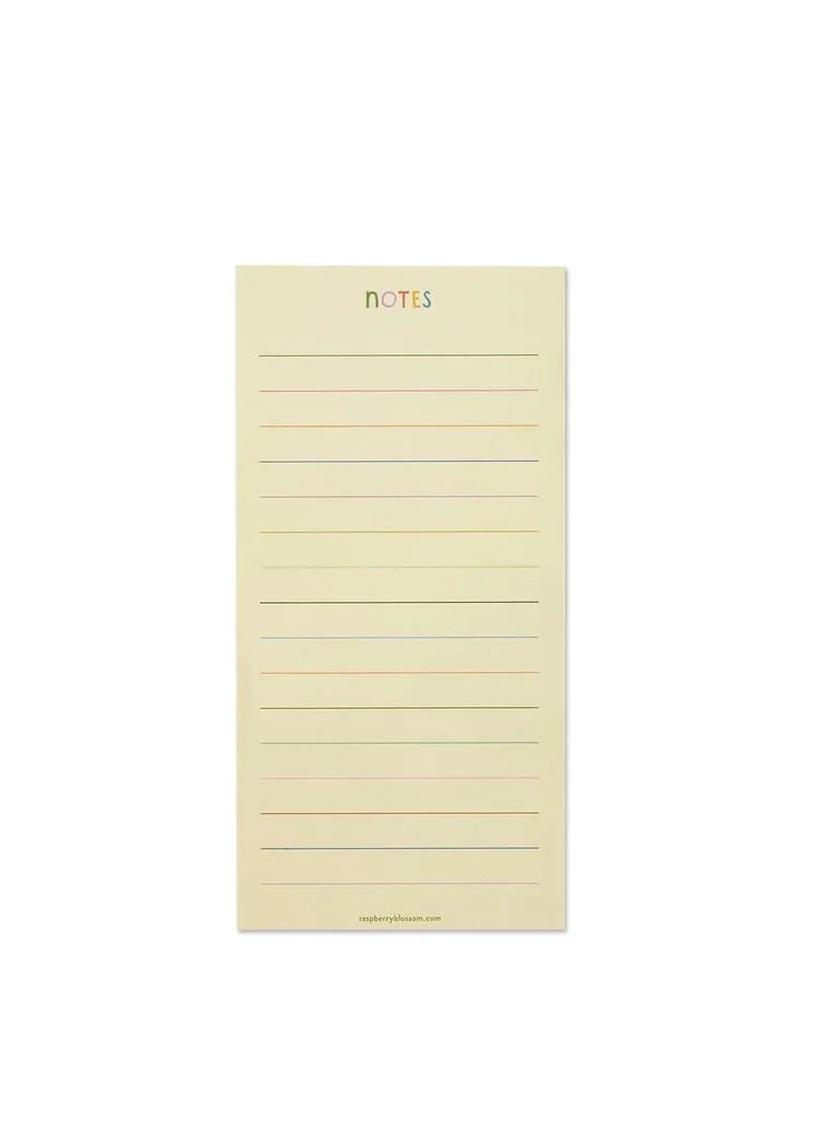 راسبيري بلوسوم Coloured Lines List Pad
