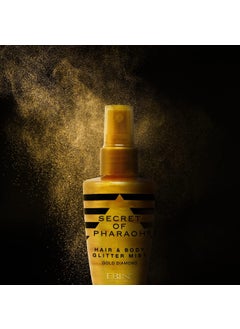 EBIN NEW YORK EBIN NEW YORK Egyptian Diamond Hair, Face & Body Glitter Mist - Gold 2.37oz | Quick-Drying, Long-Lasting Shiny Spray for Clothes, Rave, Festival, Travel Essentials | TikTok Trend Items 