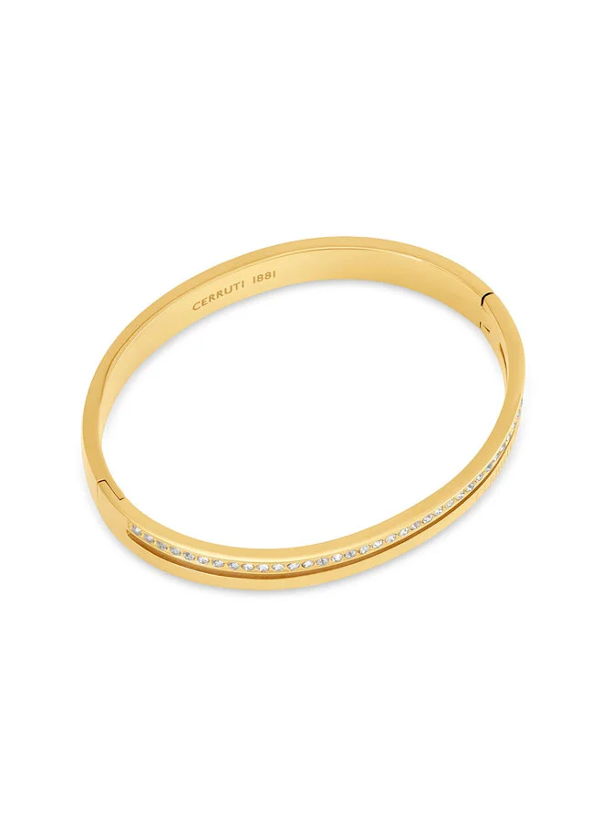 CERRUTI 1881 Matilde Gold Double Layer Bangle for Women