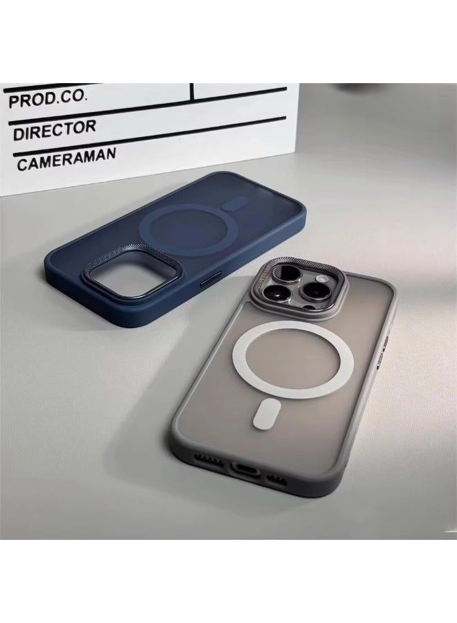 Magnetic Case for iPhone 17 Pro 6.3-Inch Compatible with MagSafe, Camera Lens Full Protection, Translucent Matte Back Slim Minimalist Shockproof Phone Cover - Image 3