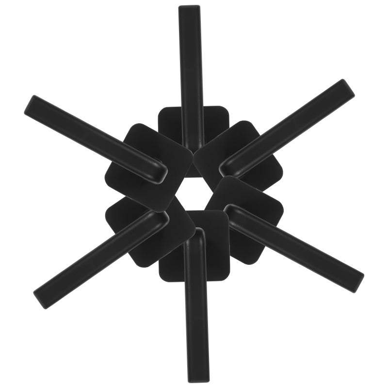 6Pcs Wall Hat Hook Closet Hat Holder Display Sticky Storage Hooks for Baseball Caps - Image 1