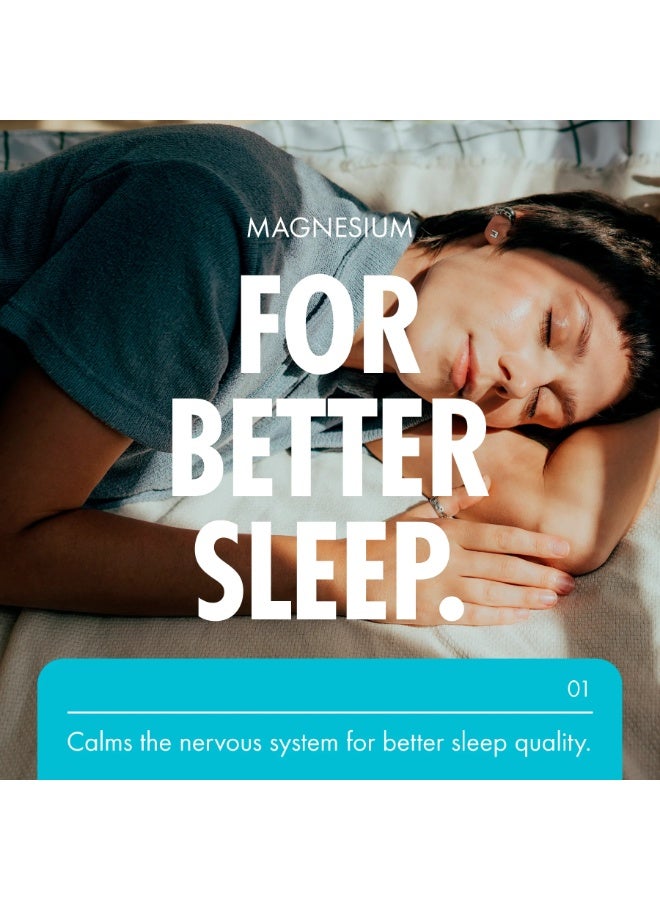 INCITE Premium Magnesium Glycinate 500mg, 3-month supply and vegan-friendly. Supports energy, mental health & nervous system. Made in the UK to GMP standards ,100 Capsules - Image 4