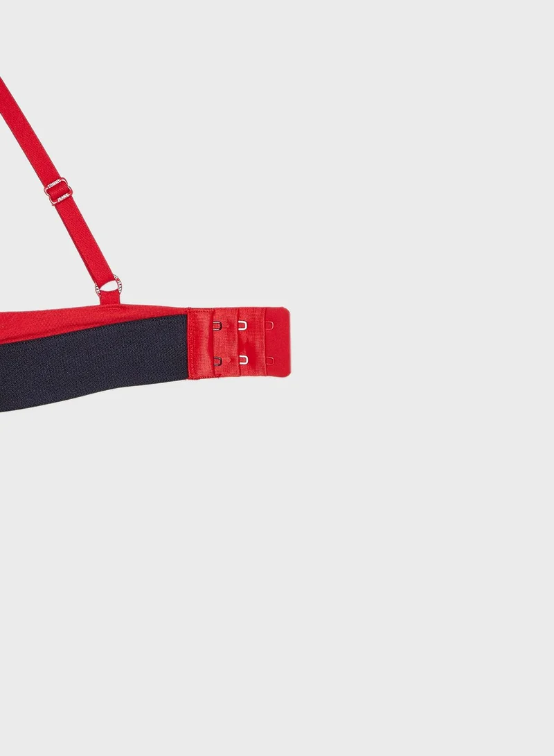 TOMMY HILFIGER Logo Band Triangle Bra
