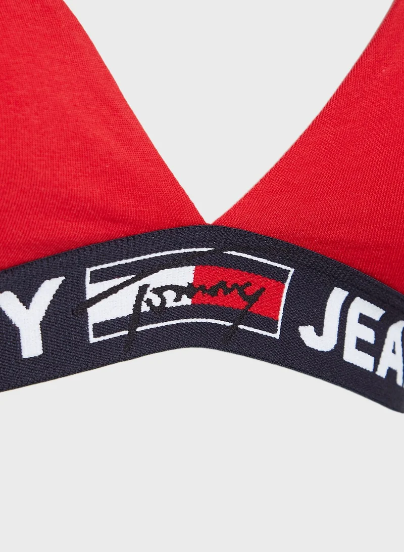 TOMMY HILFIGER Logo Band Triangle Bra