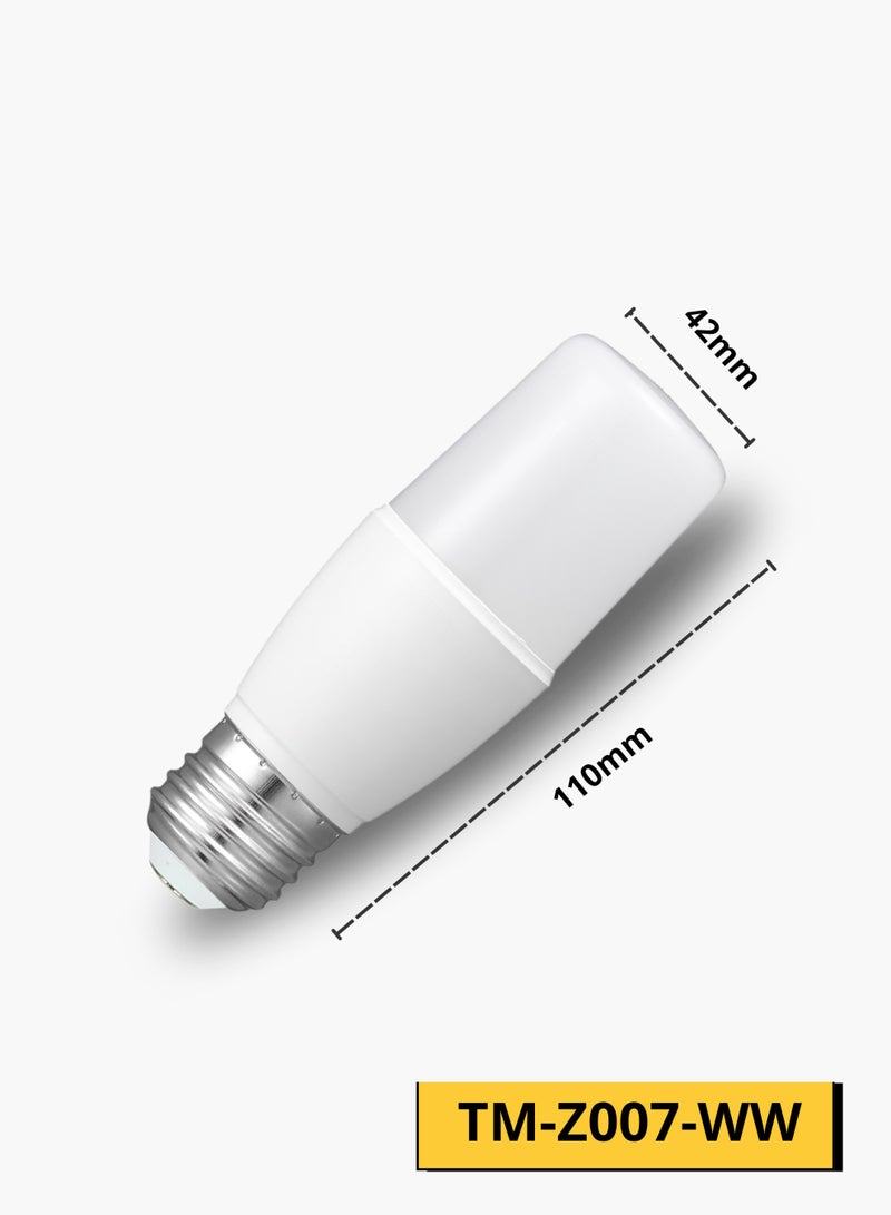 BAB 7W LED capsule bulb with E27 base, yellow light color - Image 3