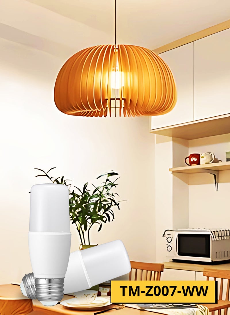 BAB 7W LED capsule bulb with E27 base, yellow light color - Image 2