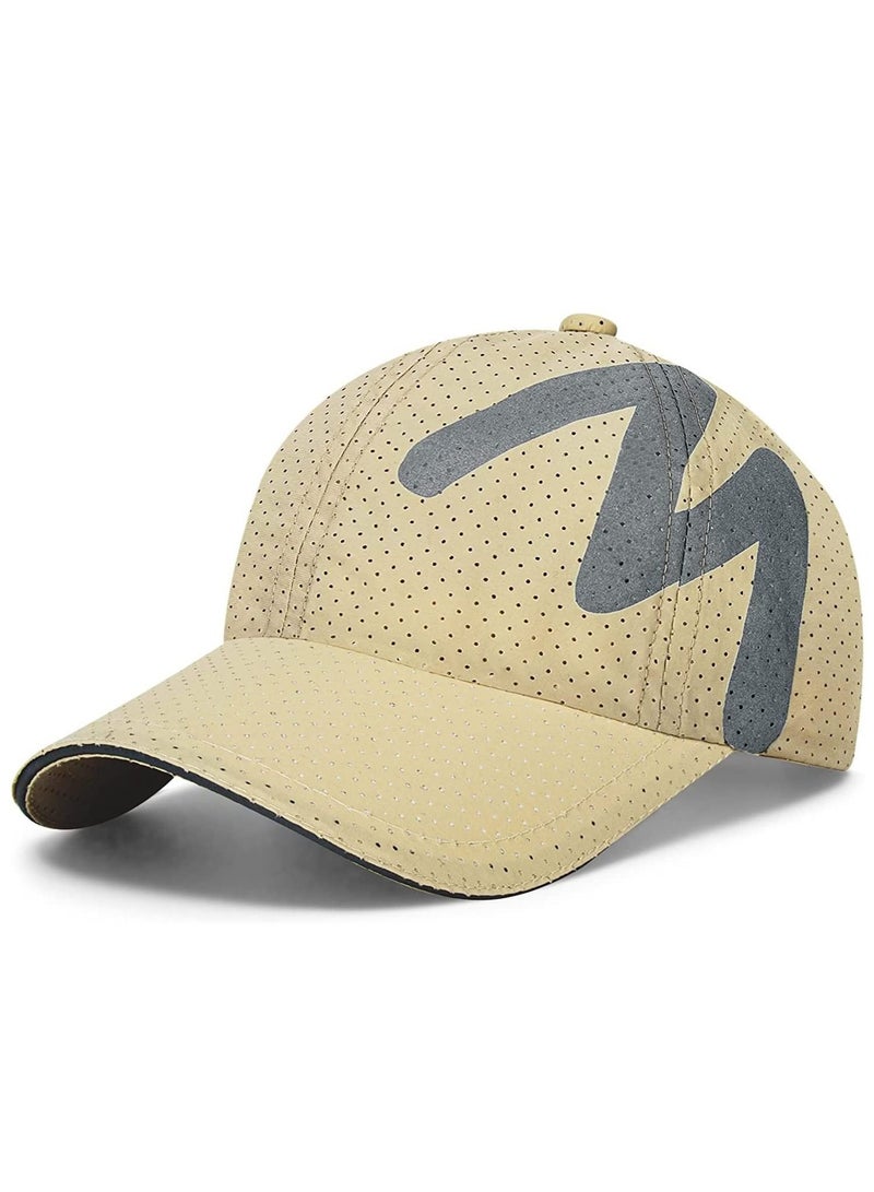 SYOSI Baseball Cap Mens - Running Cap Quick Dry Sports Cap Mesh Reflective Brim Breathable Sun Hat Unisex Lightweight Adjustable Summer Hats for Outdoor - Image 1