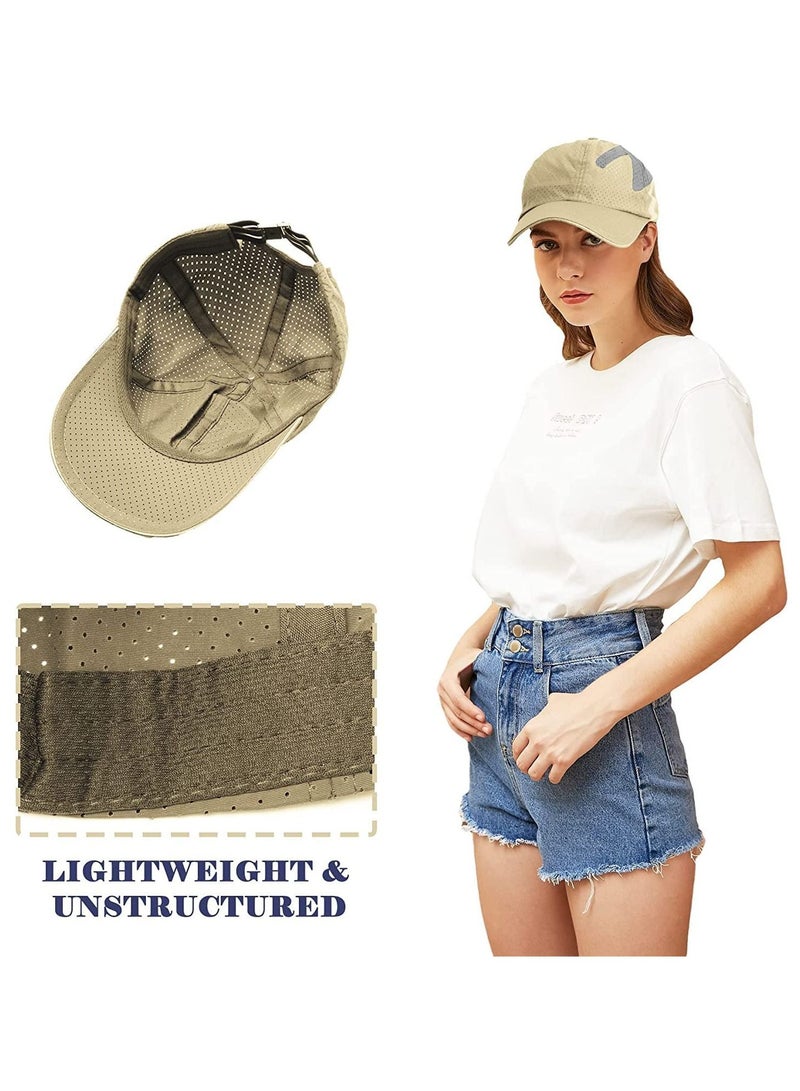 SYOSI Baseball Cap Mens - Running Cap Quick Dry Sports Cap Mesh Reflective Brim Breathable Sun Hat Unisex Lightweight Adjustable Summer Hats for Outdoor - Image 5