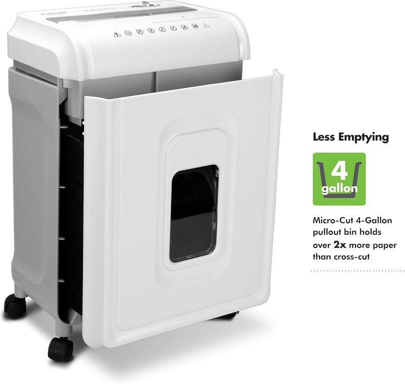 AURORA مُحَطِّم ورق/ CD/DVD/ بطاقة ائتمان أورا 8 ورقات ميكرو كات أبيض ورمادي - Image 4