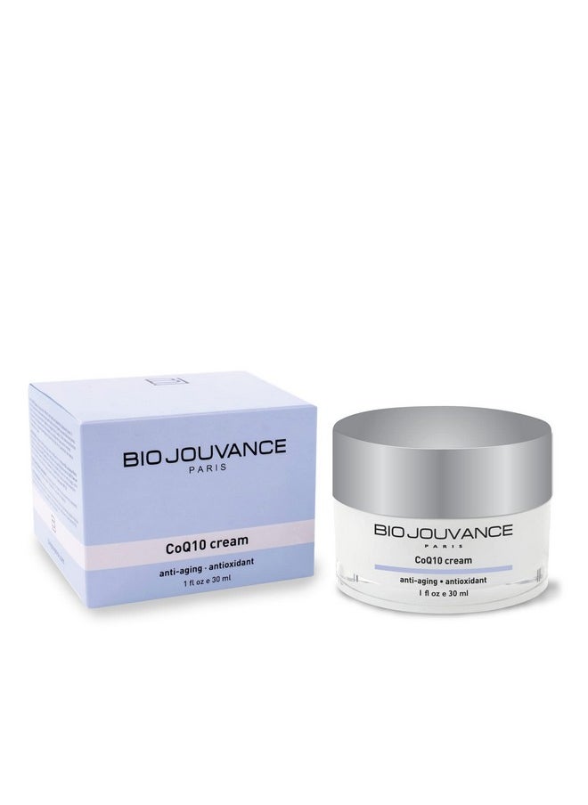 BIO JOUVANCE PARIS Coq10 Cream 1Oz / 30Ml Antiaging Strong Antioxidant Oxygenate The Cells Daily Facial Skin Care Treatment Regimen Made In France  - Image 1