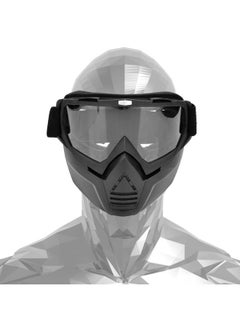 Thoraya Outdoor Sport Face Mask for Motorcycle Windproof Glasses Goggles Cycling Equipment(Transparent)  - Image 5