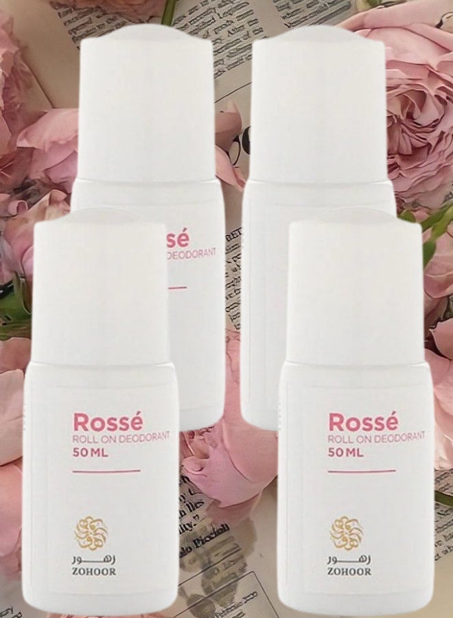 زهور الريف 4 قطع مزيل عرق روزي 50مل - Image 1