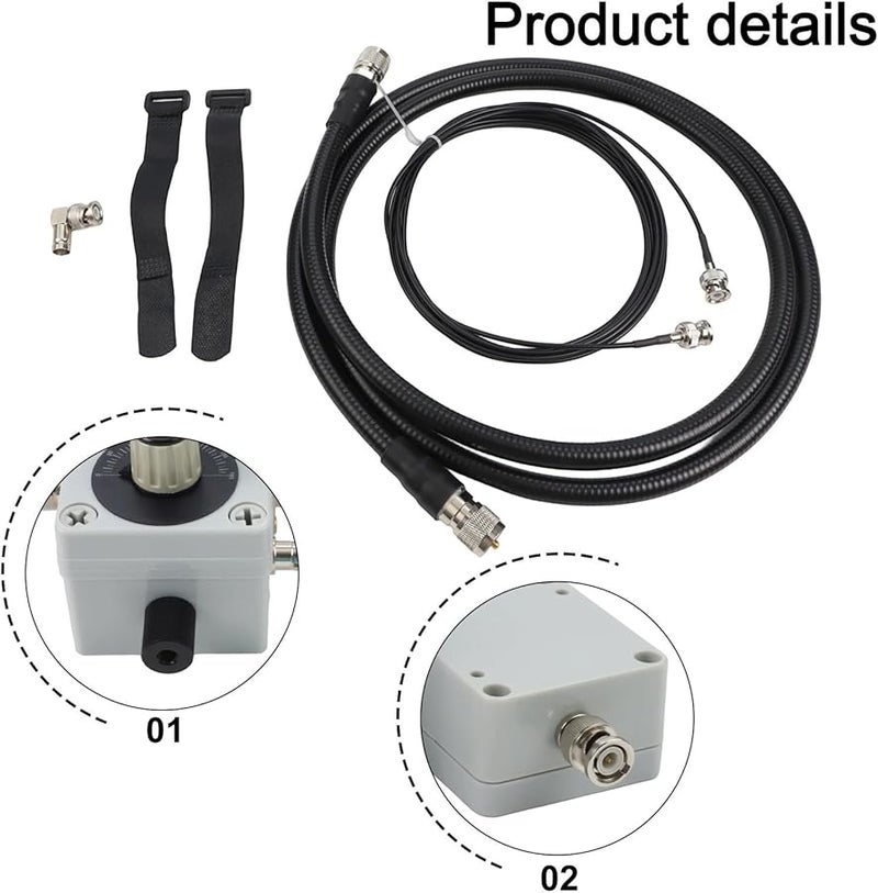 HG 20A 20W هوائي حلقي محمول QRP لأجهزة الإرسال والاستقبال عالية التردد 5-30 ميجا هرتز مع كابل - Image 4