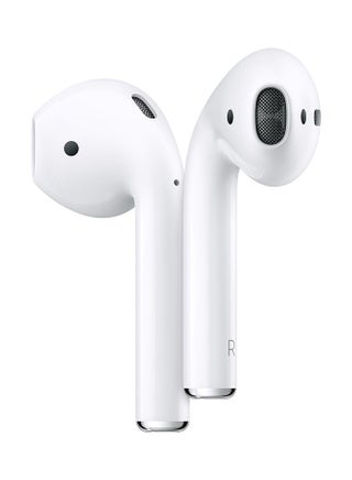 سماعات Airpods الجيل الثاني مع علبة الشحن أبيض