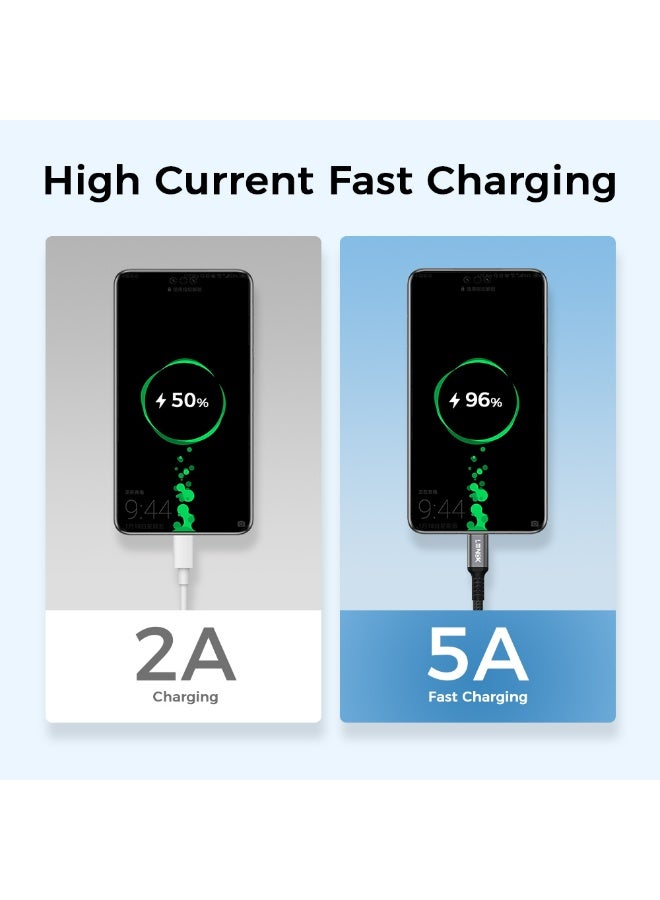 LENOK USB C to USB C Cable, 100W USB C Charger Cable for iPhone 17/17 Air/17 Pro/17 Pro Max/16, MacBook Pro, iPad Pro, Dell XPS, Samsung Galaxy S25/S24/S22 Ultra, Switch, Pixel - Image 4